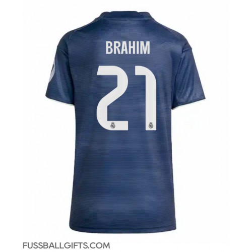 Real Madrid Brahim Diaz #21 Fußballbekleidung Auswärtstrikot Damen 2025-26 Kurzarm